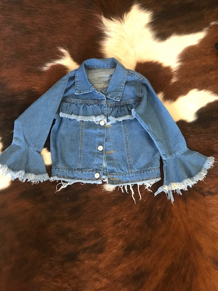 Bell Sleeve Denim Jacket