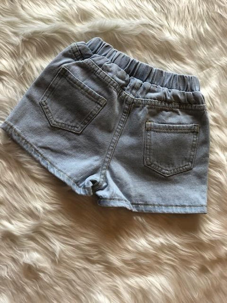 Star Denim Shorts