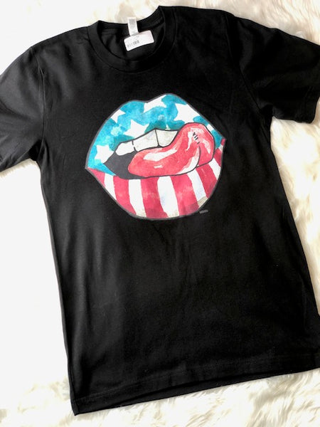 American Lips Tee